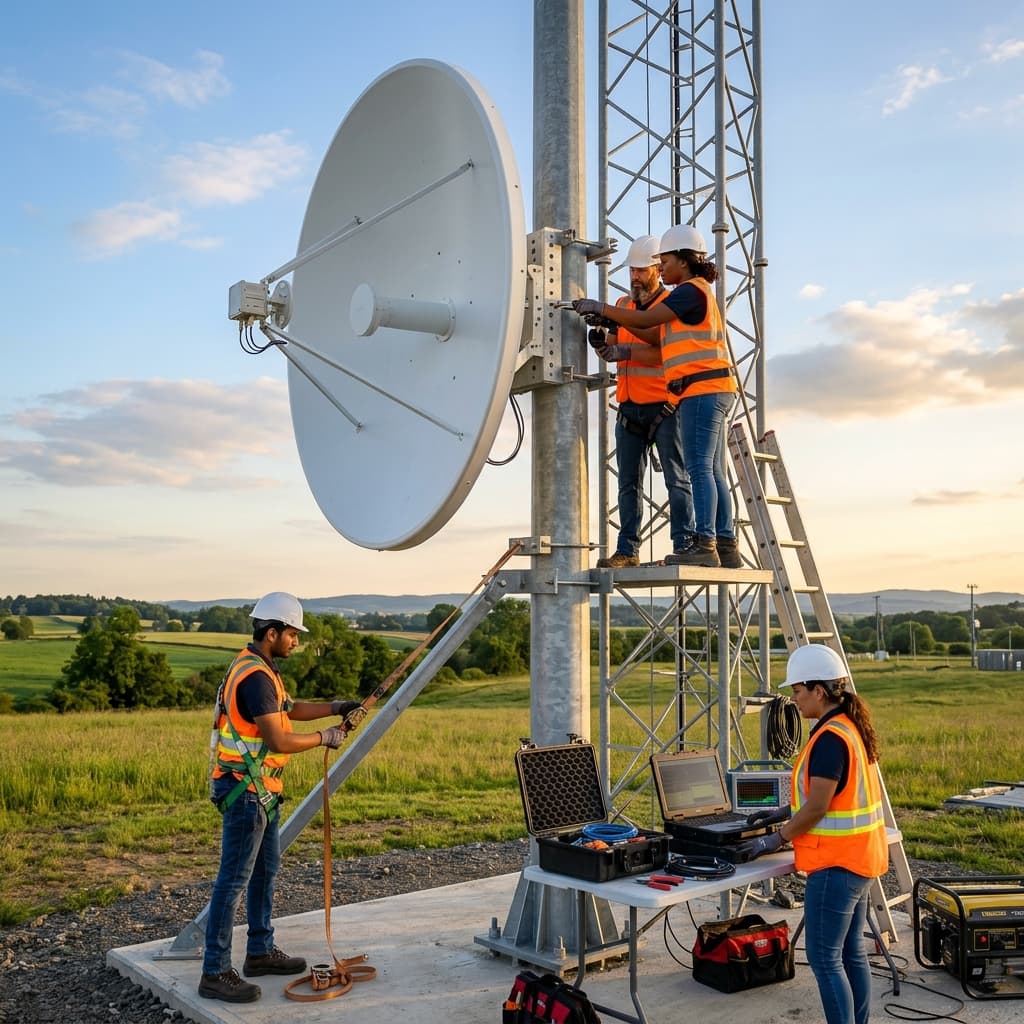 Field Installation Team at Work